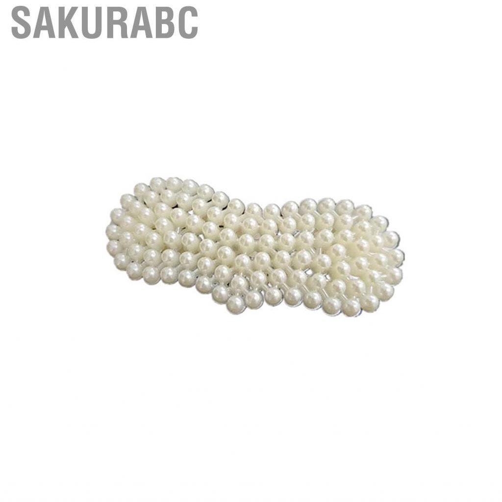Sakurabc False Pearl Clip Fashionable Cute Side Bangs Headwear Barrettes Hair Accessories for Girls