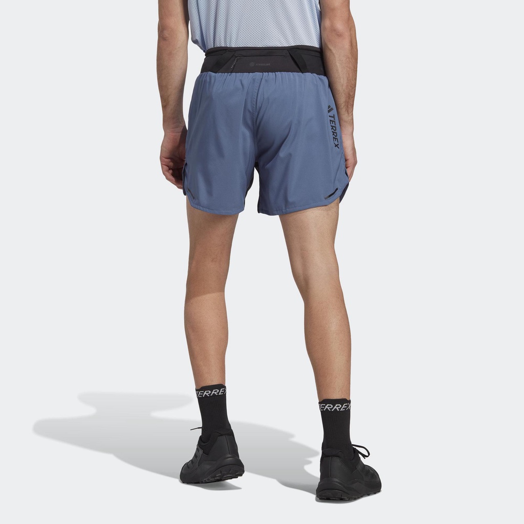 Adidas Trail Running Quần Short Chạy Trail Terrex Agravic Nam Màu xanh da trời HT9396