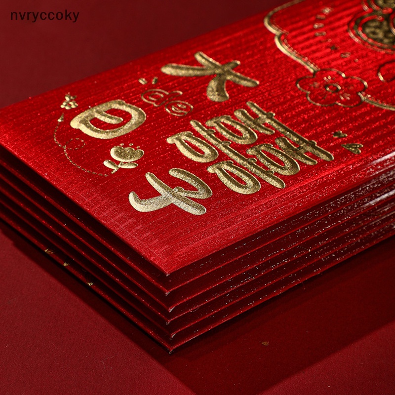 Set 6 Bao Lì Xì Trung Hoa May Mắn Cho Tiệc Cưới Truyền Thống hongbao