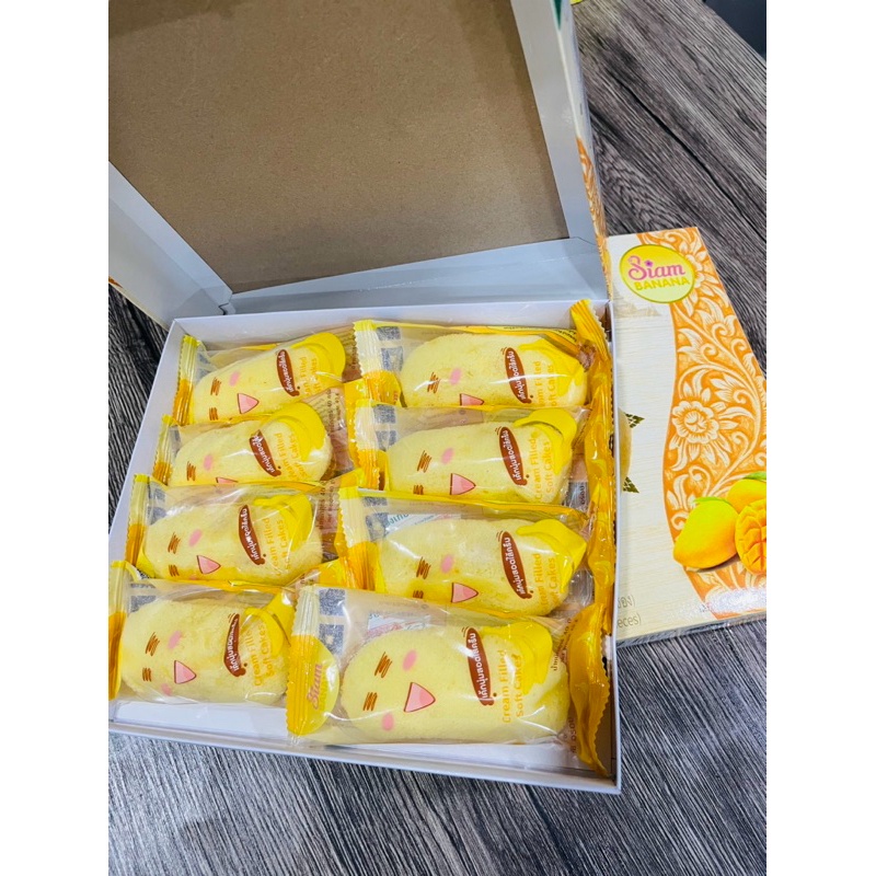-𝐌𝐨𝐨𝐌𝐨𝐨- bánh chuối thái lan, bánh chuối 711, bánh sầu riêng thái lan, bánh xoài thái lan hộp 4 và 8 cái
