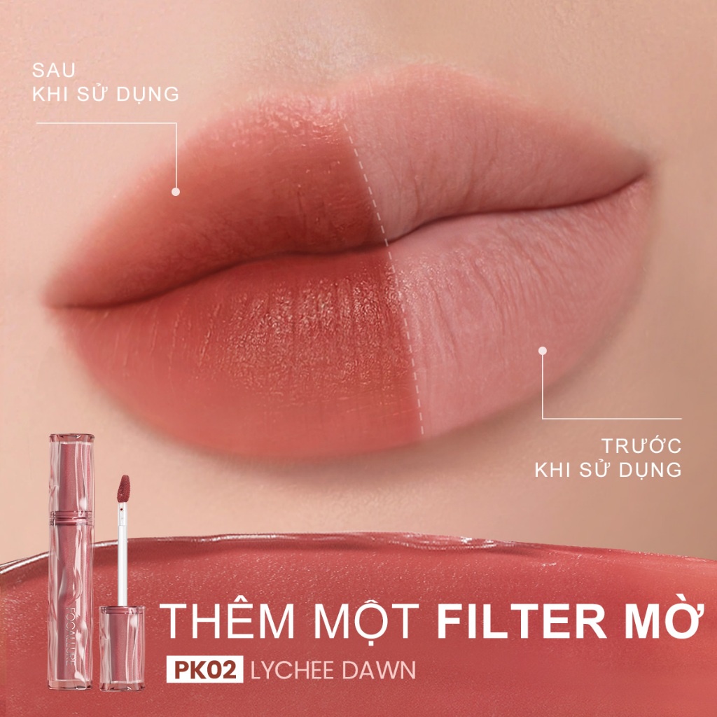 Son Kem Nhung Lì FOCALLURE Mềm Mịn Thoáng Khí Cảm Giác Nhẹ Dưỡng Ẩm Lâu Trôi - 2G L15