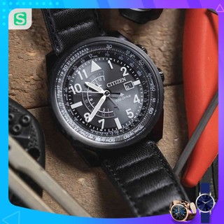 Đồng hồ chính hãng nam citizen promaster nighthawk bj7135-02e - máy quartz pin - kính cứng
