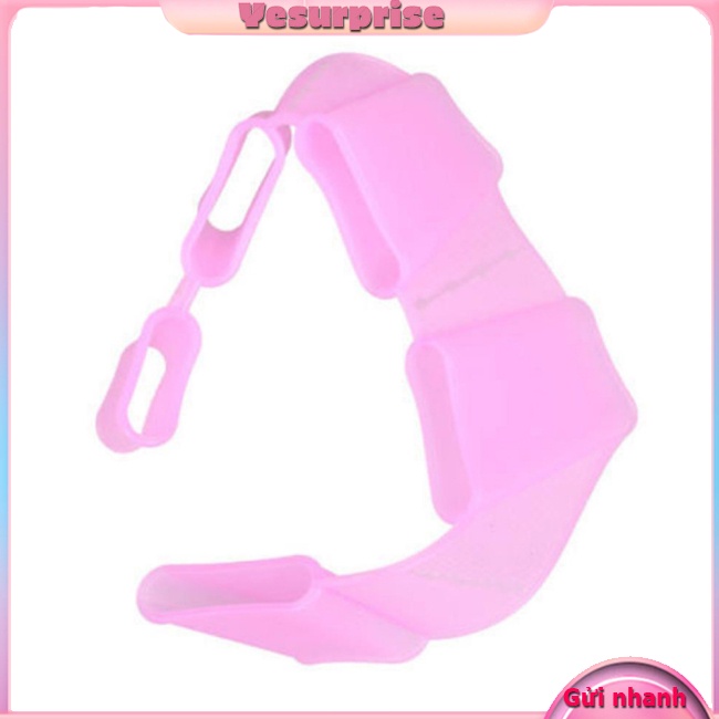 Yesurprise 1 Cặp Đệm silicone Cầm Tay Hình Ếch Dùng Khi Bơi Lội