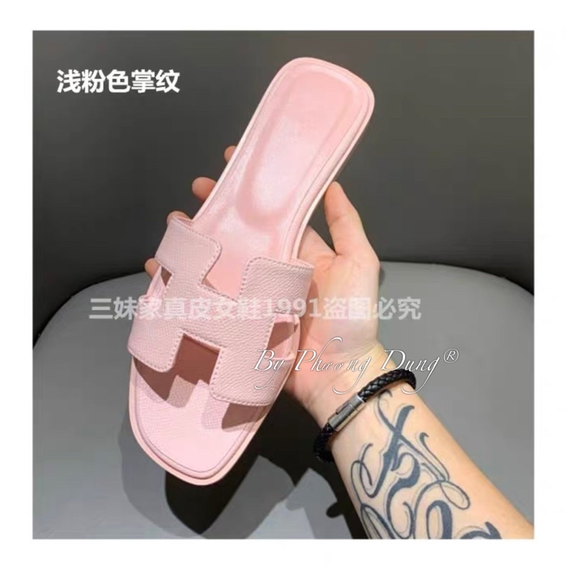 Dép HM Hồng Nhạt Hàng fullbox, bill, túi giấy