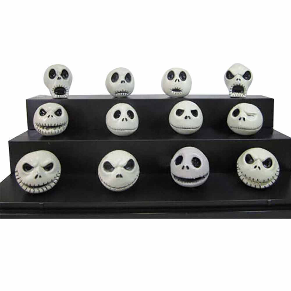 NECA The Nightmare Before Christmas Jack Skellington Figure Skull Heads Doll