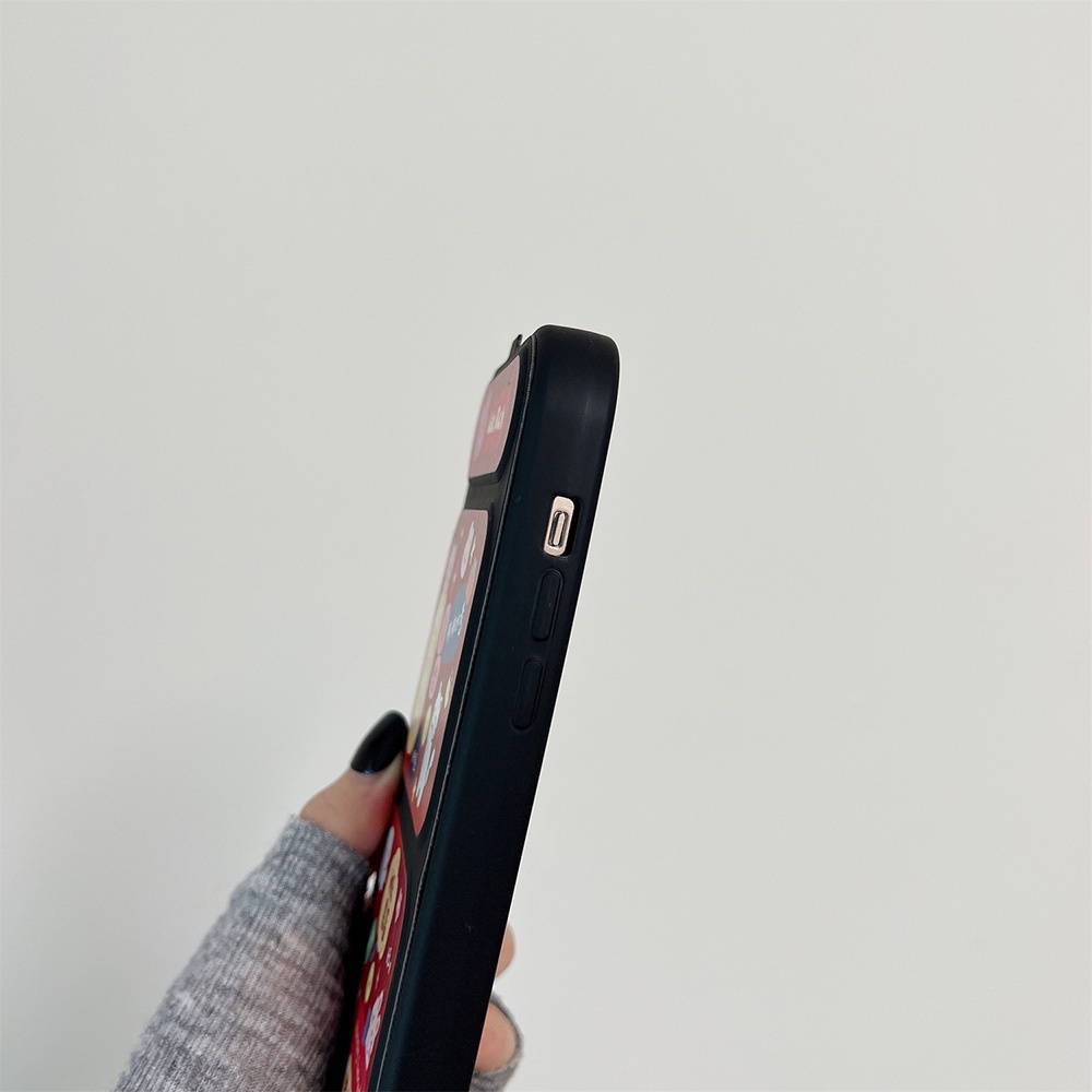 Ốp Điện Thoại Da In Hình Mèo Dễ Thương Bảo Vệ Ống Kính Máy Ảnh Cho iphone 15 14 pro max 13 12promax