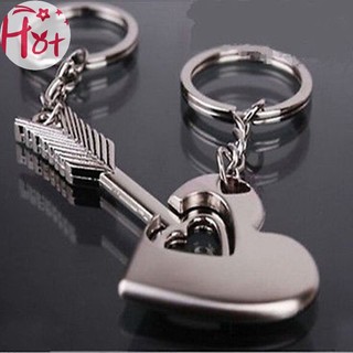 1 cặp móc khóa hình mũi tên trái tim lãng mạn thời trang cho cặp đôi vn