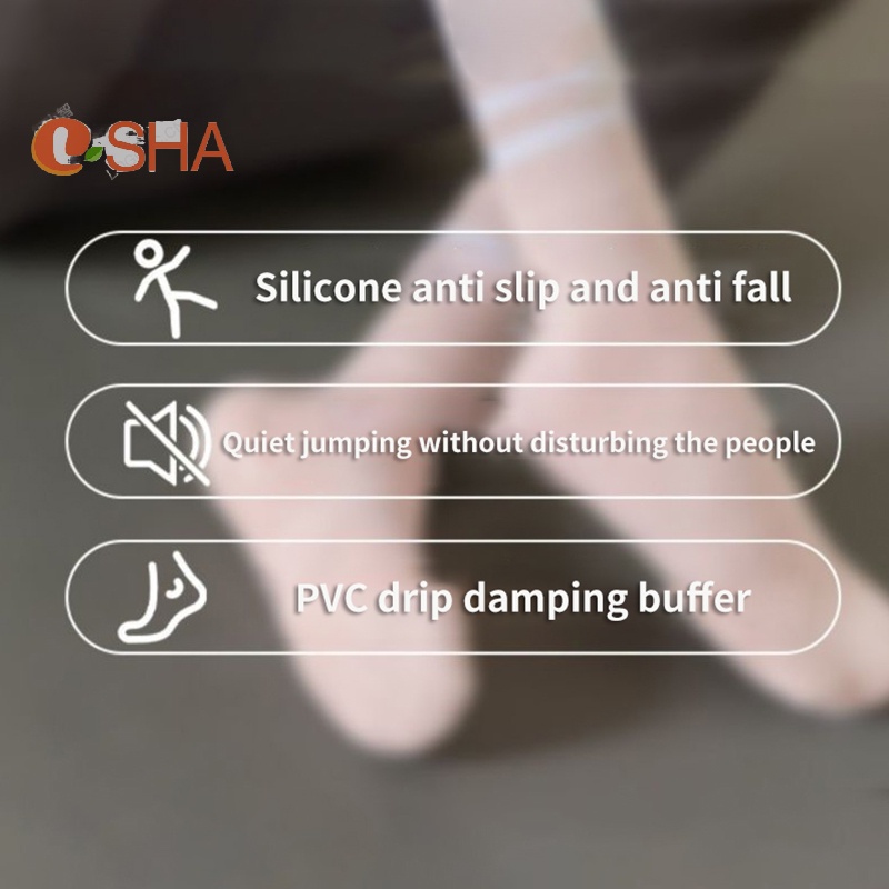 Vớ cotton Cổ Cao Vừa Chống Trượt Màu Trơn Tập yoga Trong Nhà Cho Nữ