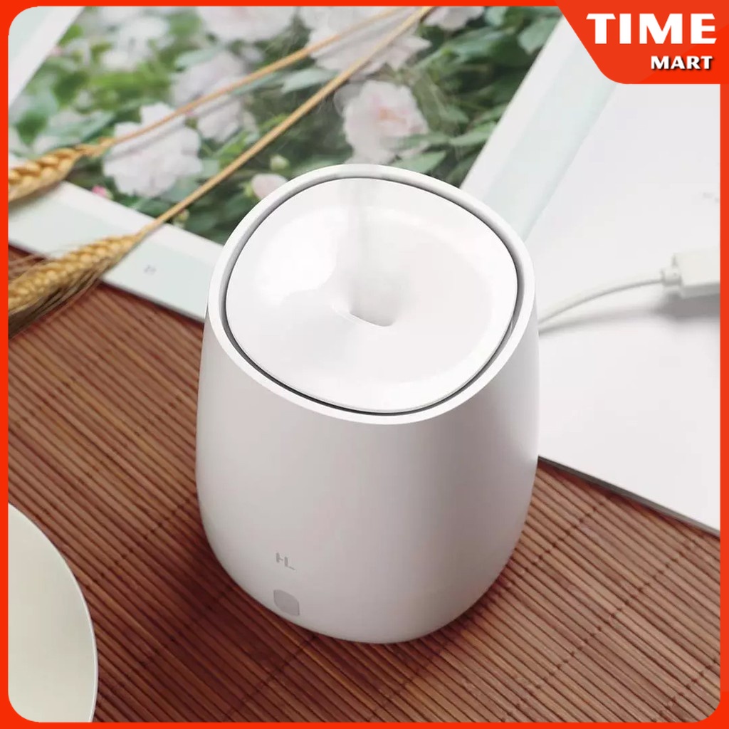 Máy xông tinh dầu Xiaomi HL, phun sương tạo ẩm tích hợp đèn Led ban đêm 7 màu , 120ml