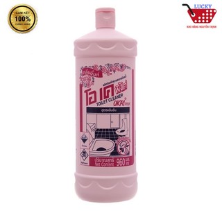 Nước tẩy Toilet, bồn cầu Okay 960ML (HỒNG)
