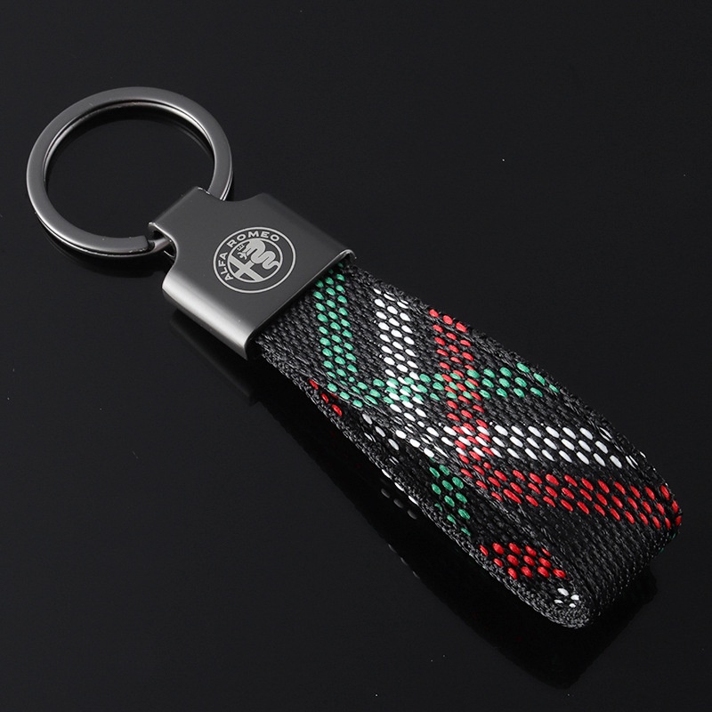 Móc Chìa Khóa Bằng Vải oxford Hình Bọ Cạp Cho fiat 500 abarth logo zerocento 1100