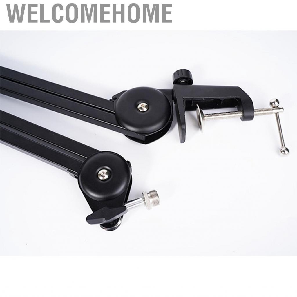 Welcomehome Microphone Boom Arm Mic Stand Springless Cantilever Bracket Condenser Live Recording Desktop
