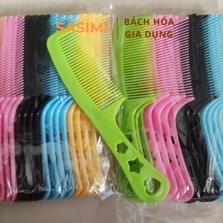 Lược chải tóc, Lược chải đầu nhựa sao cao cấp hình ngôi sao màu ngẫu nhiên SASIMI