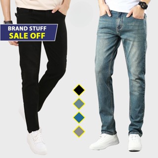 Quần jean nam co giãn 4 chiều có Big size quần bò màu trơn dáng basic Stylemarven QUAN JEAN 002