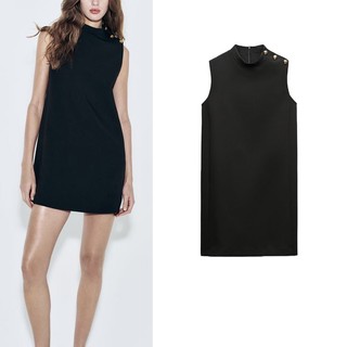 Đầm Zara Không Tay Dáng Suông Thời Trang Mùa Xuân Dành Cho Nữ 2060060