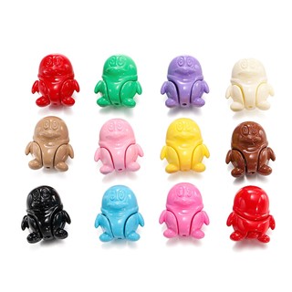 St. kunkka 1 Bộ Có Lỗ Acrylic Chim Cánh Cụt Hạt Có Thể Tháo Rời Lắp Lắp Ráp Màu Sắc Có Thể Được Sử Dụng Cho Vòng Cổ Và Thủ Công DIY Đính Hạt Vòng Tay