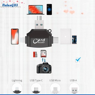 Đầu Đọc Thẻ Nhớ Micro Sd Otg Tf 4 Trong 1