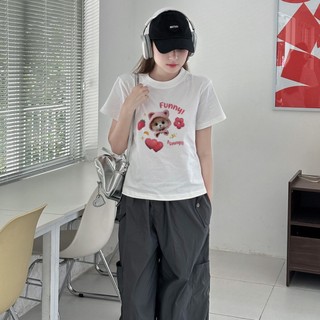 Áo Thun Baby Tee DaaLaa Store In Hình Cún Funny Cute A51005