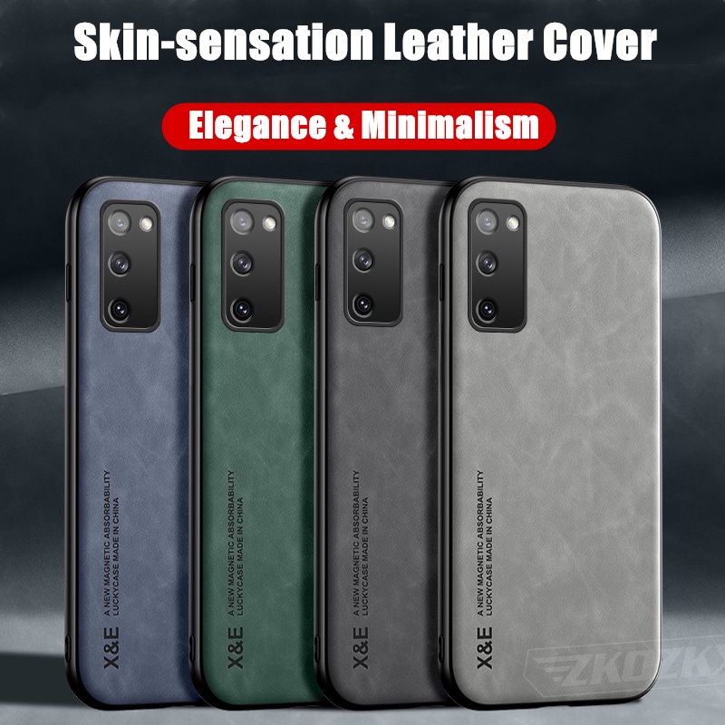 Ốp Điện Thoại Bằng Da Thật Chống Trượt Cho Samsung Galaxy S20 FE 4G / 5G 6.5 inch SM-G780F G780G G78