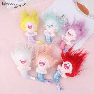 1 Móc Khóa Búp Bê Nàng Tiên Cá Nhồi Bông 14Cm Dễ Thương