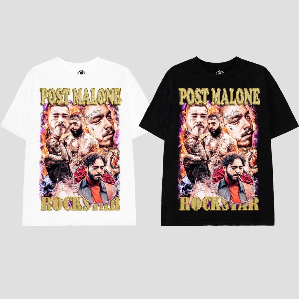 Áo Thun Rapper Post Malone Phong Cách Hip-hop Unisex G-House Lifestyle