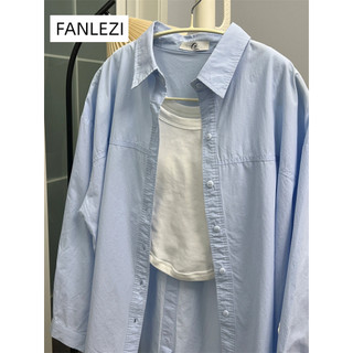 FANLEZI Áo Sơ Mi áo sơ mi nữ áo kiểu hàn quốc ins sang trọng dramatic Phong cách WCS23B0D6D 3Z240119