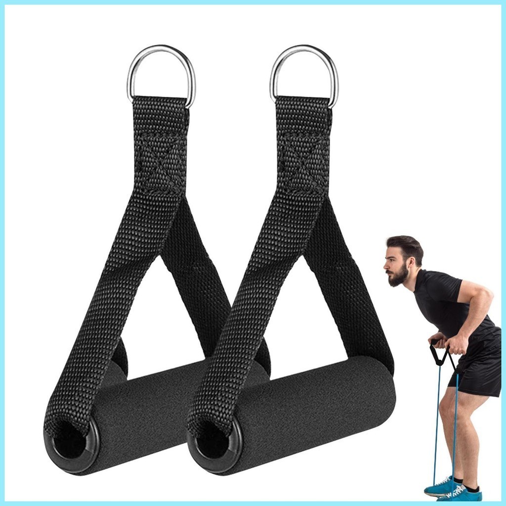Tay Nắm Kéo Dây Co Giãn Hỗ Trợ Luyện Tập Gym / Thể Hình