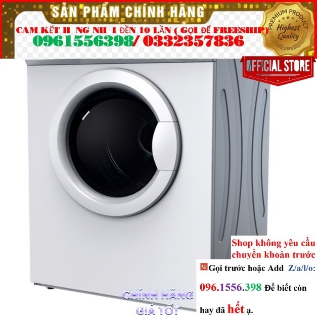 TD-72VWD MIỄN PHÍ CÔNG LẮP ĐẶT Máy Sấy Quần Áo Casper 7.2Kg TD-72VWD @Sale