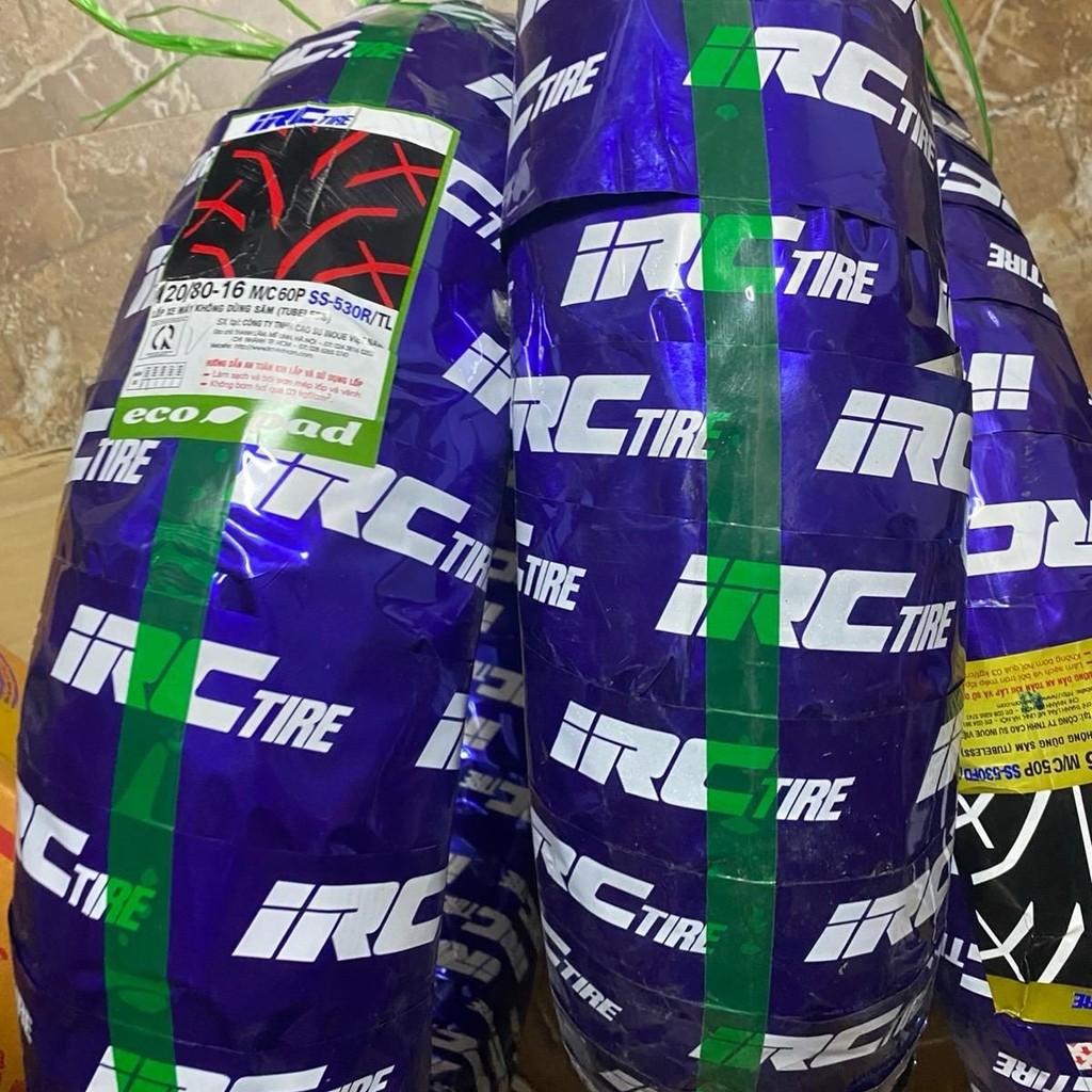 lốp trước sau vỏ lốp sh 125 150 160i IRC 120/80-16, 100/80-16