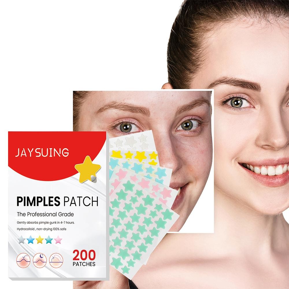 200 Cái / hộp Miếng Dán Mụn Nhiều Màu Sắc Mụn Vô Hình Dấu Vết Mụn Mụn Miếng Dán Mụn