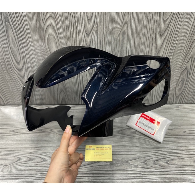Nắp trước tay lái | bàn thờ Vision  màu Đen bóng chính hãng Honda