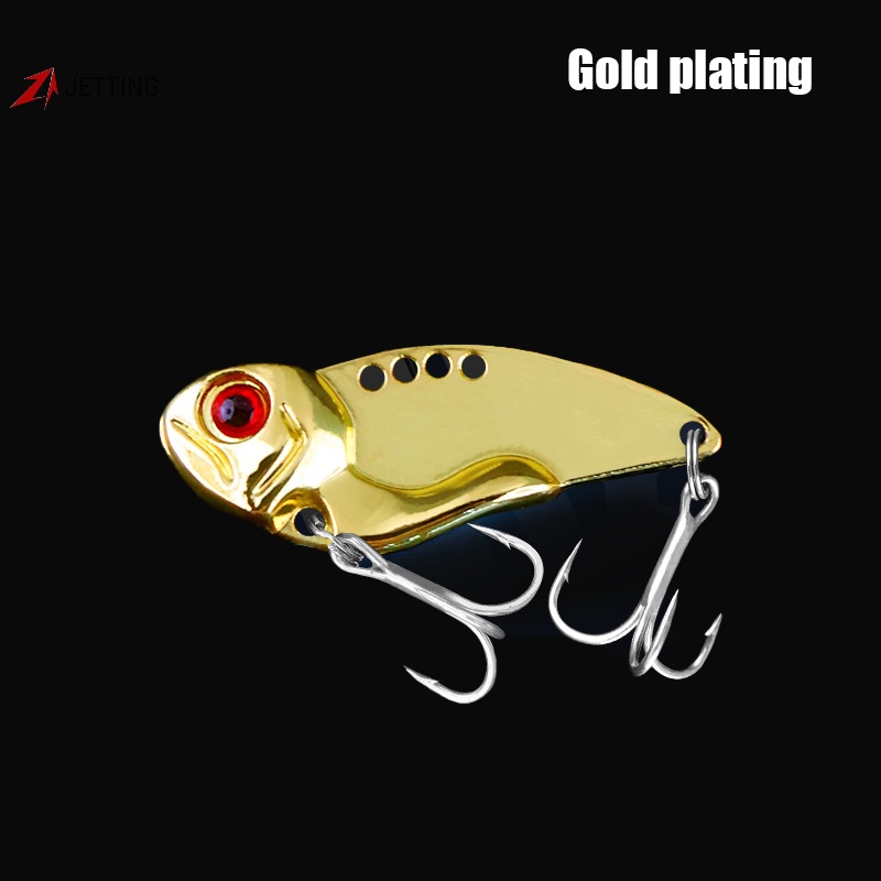 Mồi Câu Cá Giả Bằng Kim Loại Cứng Kèm Móc Câu Kích Thước 45-55mm