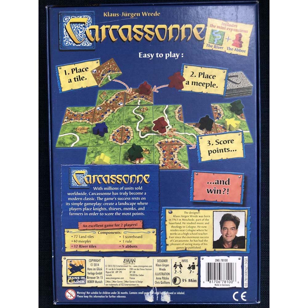 CARCASSONNE base board game