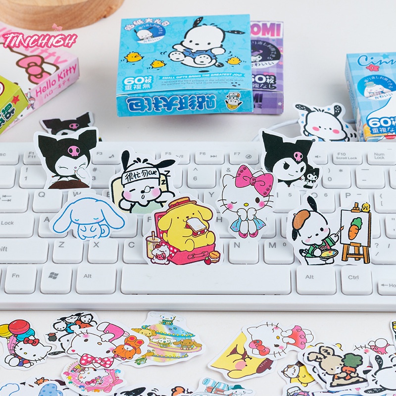 Set sticker Dán Trang Trí Hình Chuột cinnamoroll Dễ Thương