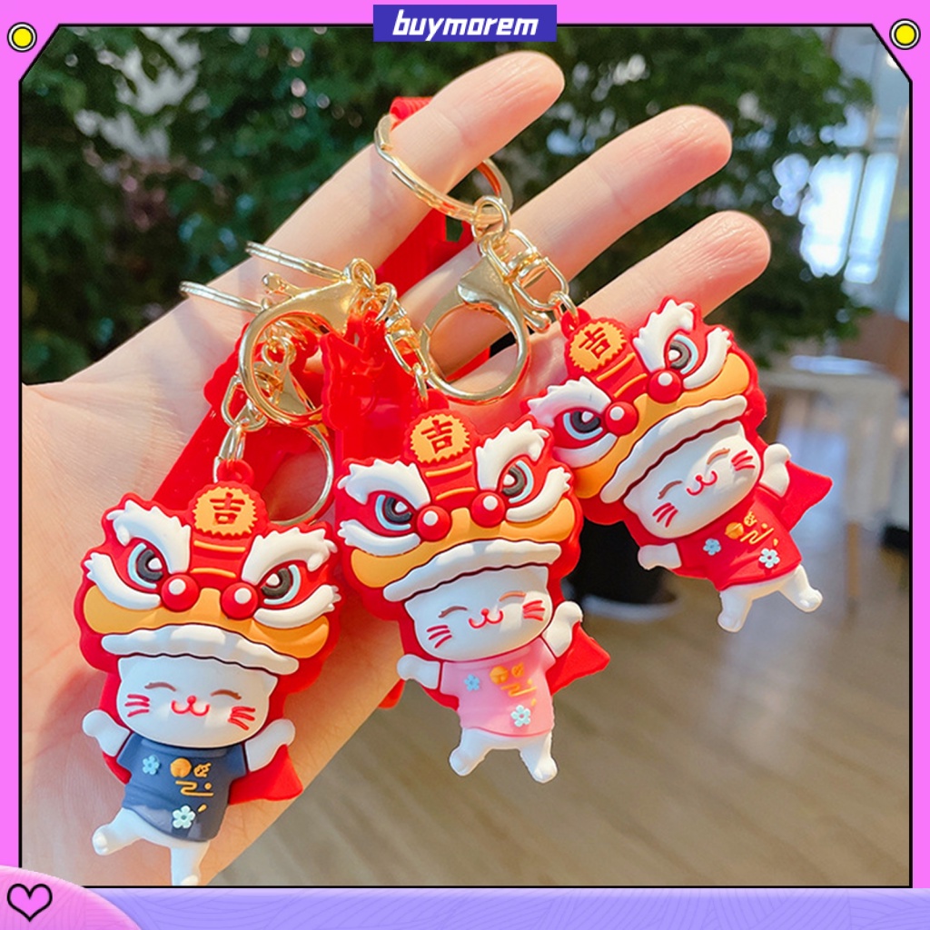 Set 2 Móc Khóa May Mắn Thiết Kế Tinh Xảo Dễ Thương Ví