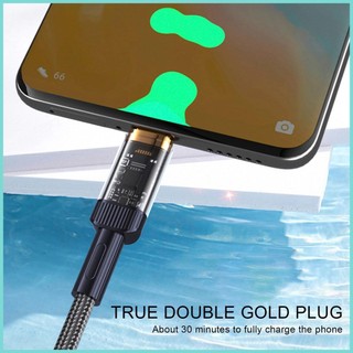 Dây cáp sạc nhanh type c 5a 100w bằng nylon đa năng cho máy tính bảng