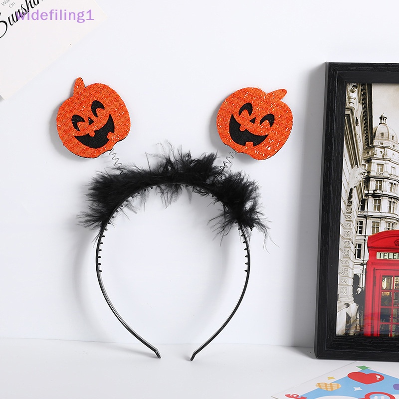 Widefiling1 Băng Đô Tai Mèo Đính Kim Sa Hóa Trang Lễ Halloween