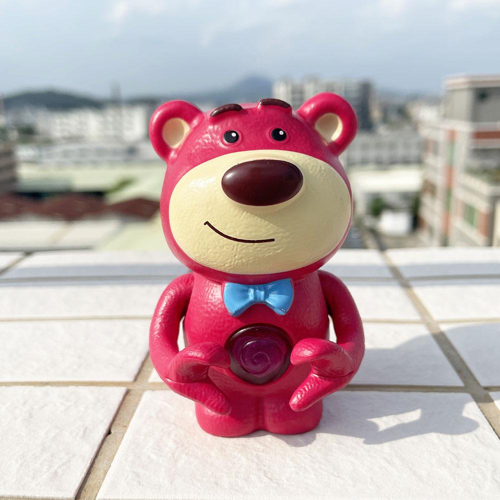 Đèn Ngủ Hình Chú Gấu Và Dâu Tây Hoạt Hình Đáng Yêu x4v9