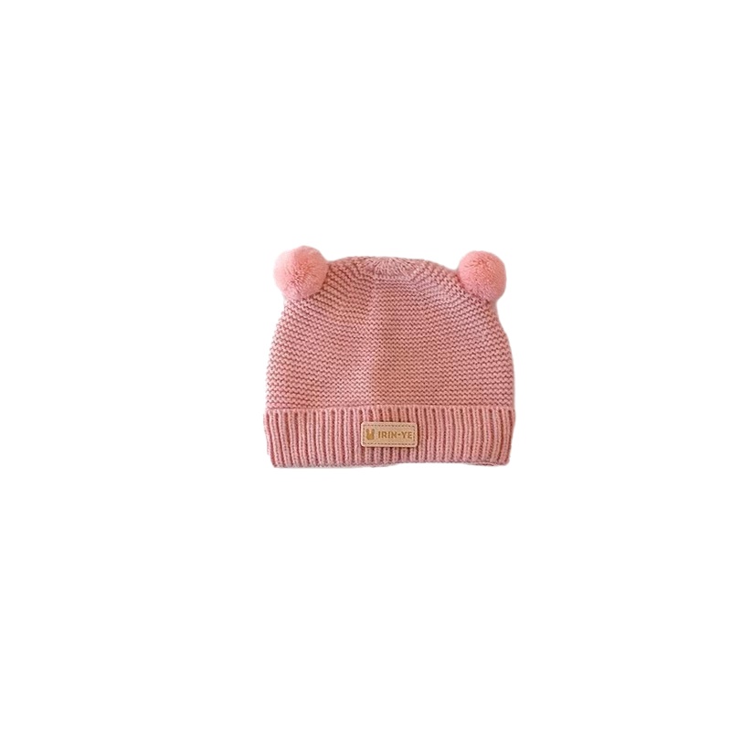 Mũ Len beanie Màu Trơn Dễ Thương Cho Bé 2-15 Tháng Tuổi