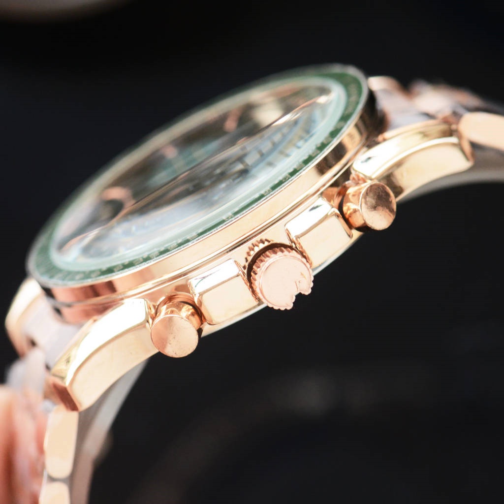 Novicta-oa six-hand chronograph Đồng Hồ Thạch Anh Bằng Thép Trơn Cho Nam