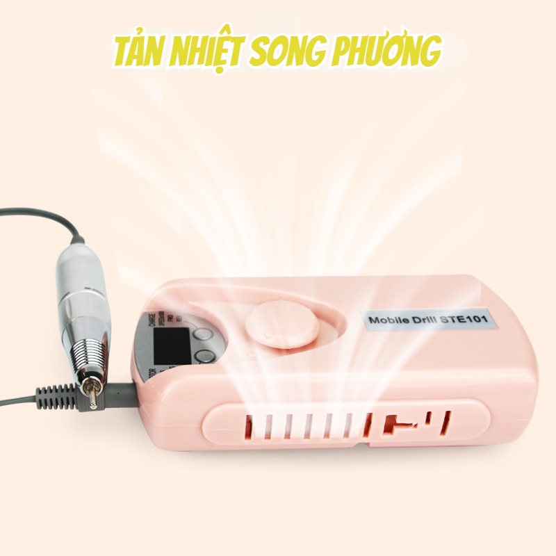 Máy mài móng tích điện STE 101