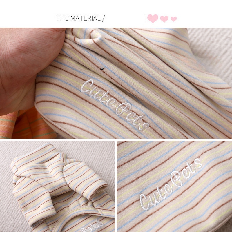 Áo vest Cổ Cao Giữ Ấm Mùa Đông Phong Cách Hàn Quốc Cho Thú Cưng