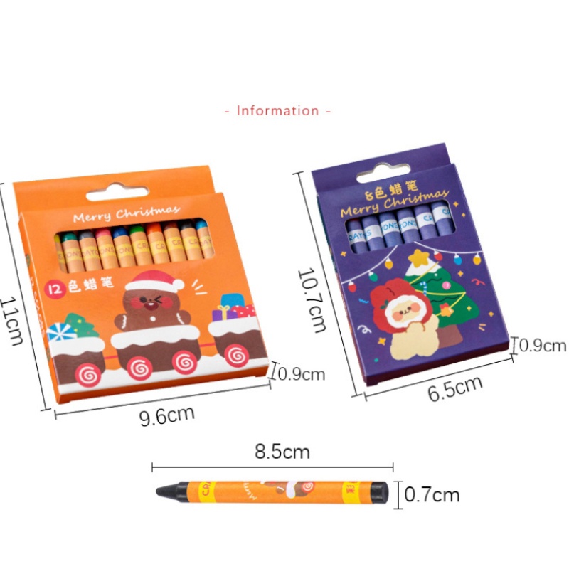 Màu Sắc Bút Chì Màu Vẽ Tranh Sơn Dầu Họa Tiết Giáng Sinh Màu Hồng Sáng Tạo Thích Hợp Làm Quà Tặng