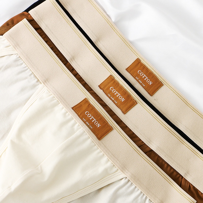 Quần Lót cotton Màu Trơn Dáng Rộng Thời Trang Cho Nam