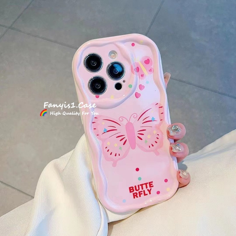 Oppo Ốp Điện Thoại Họa Tiết Bươm Bướm + Giá Đỡ & Dây Đeo Cho oppo Reno7 6 5 pro reno 9 8 pro oppo a1 pro 5g Opp f11 f9