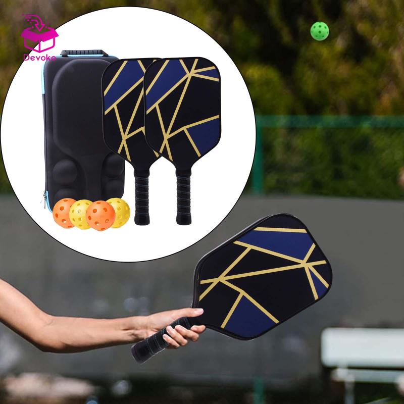 Bộ 2 Vợt Bóng pickleball Cao Cấp Kèm 4 Quả Bóng