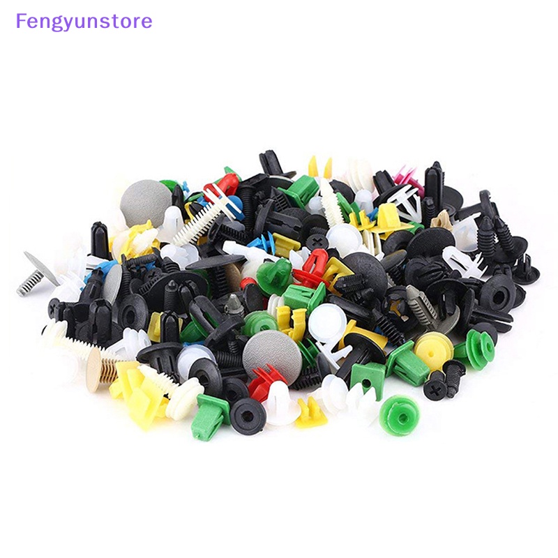 Set 100 Đinh Tán Nhựa Phụ Tùng Cho Xe Ô Tô