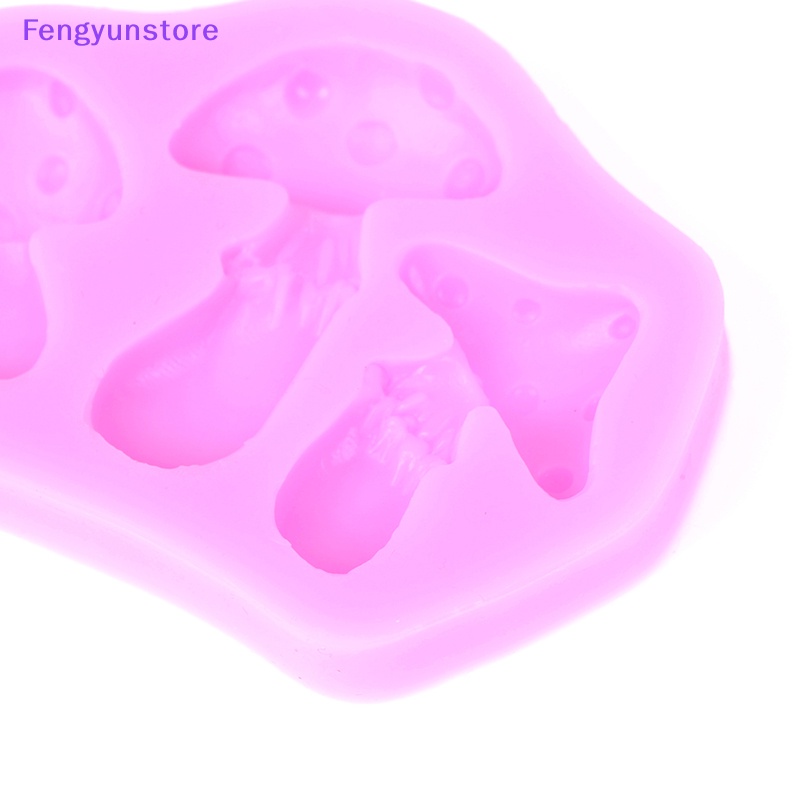 Khuôn silicone Làm Bánh Tạo Hình Nấm 3d Độc Đáo Tiện Dụng vn
