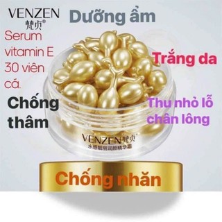 Hộp 30 viên dưỡng da căng bóng venzen