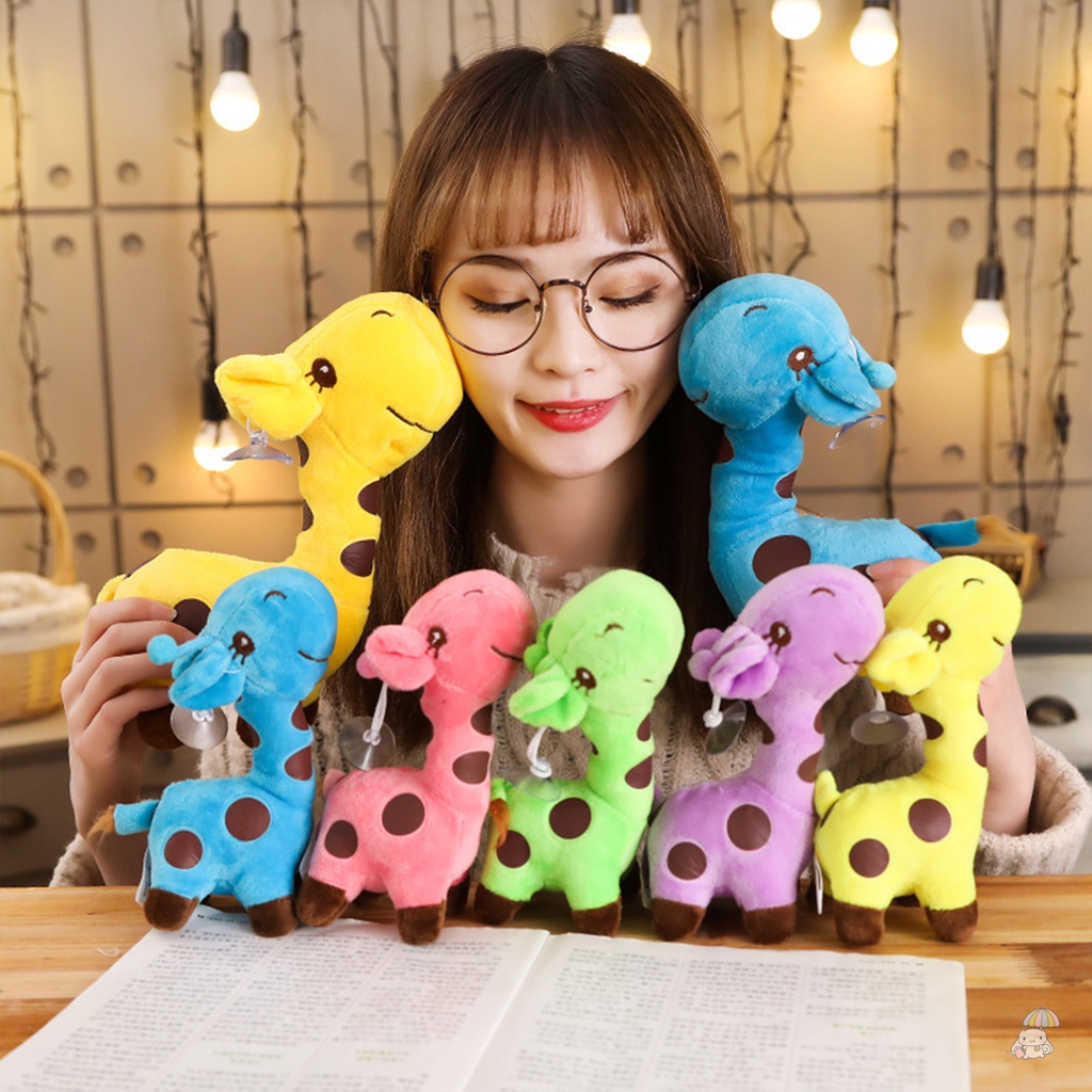 Đồ chơi nhồi bông Hình Hươu Cao Cổ Mềm Mại Đáng Yêu